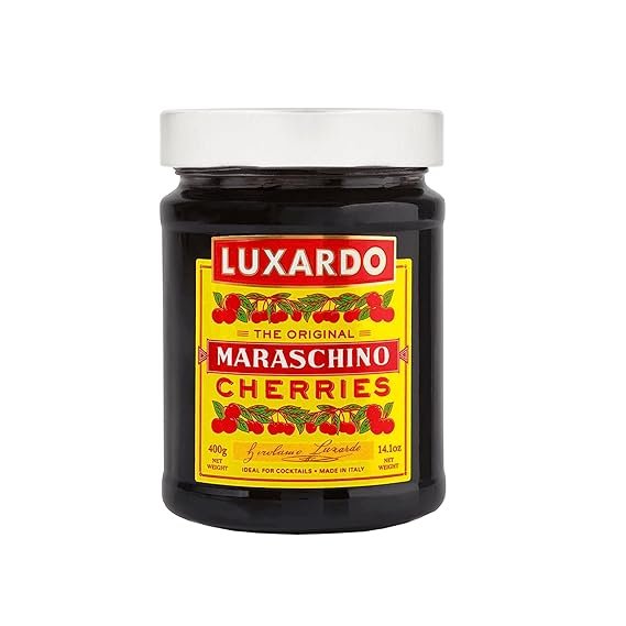 Luxardo Gourmet Cocktail Maraschino Cherries | for Old Fashioned, Manhattan and Desserts | Packed in