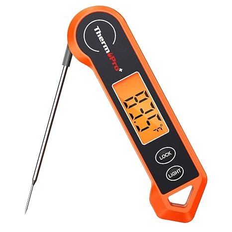 ThermoPro TP19H Digital Meat Thermometer for Cooking with Ambidextrous Backlit and Motion Sensing Ki